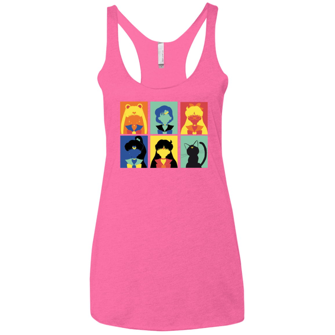 T-Shirts Vintage Pink / X-Small Sailor pop Women's Triblend Racerback Tank