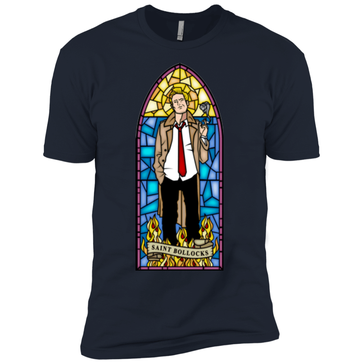 T-Shirts Midnight Navy / YXS Saint Bollocks Boys Premium T-Shirt