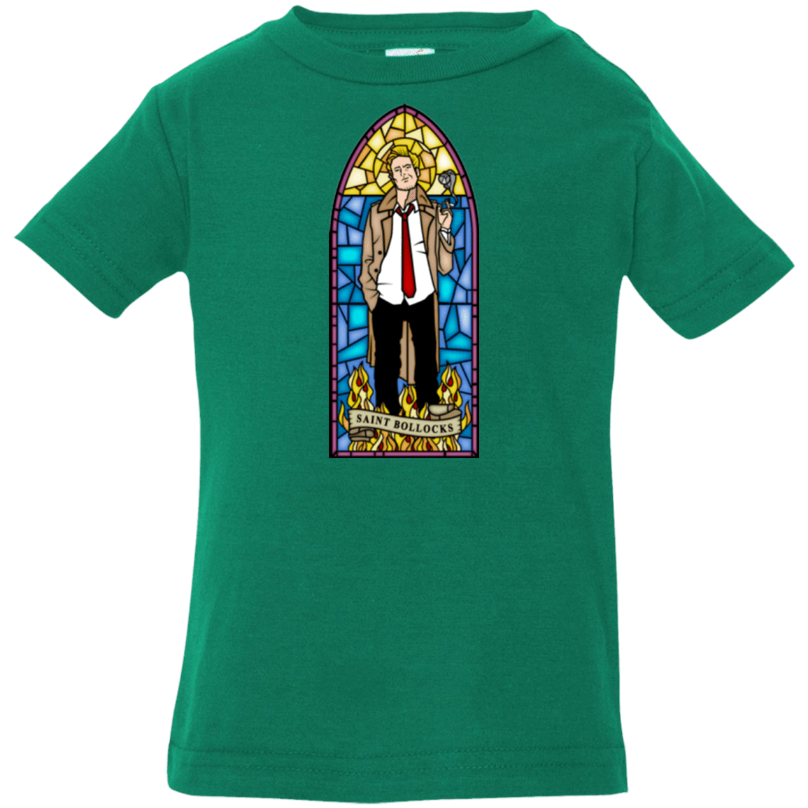 T-Shirts Kelly / 6 Months Saint Bollocks Infant Premium T-Shirt