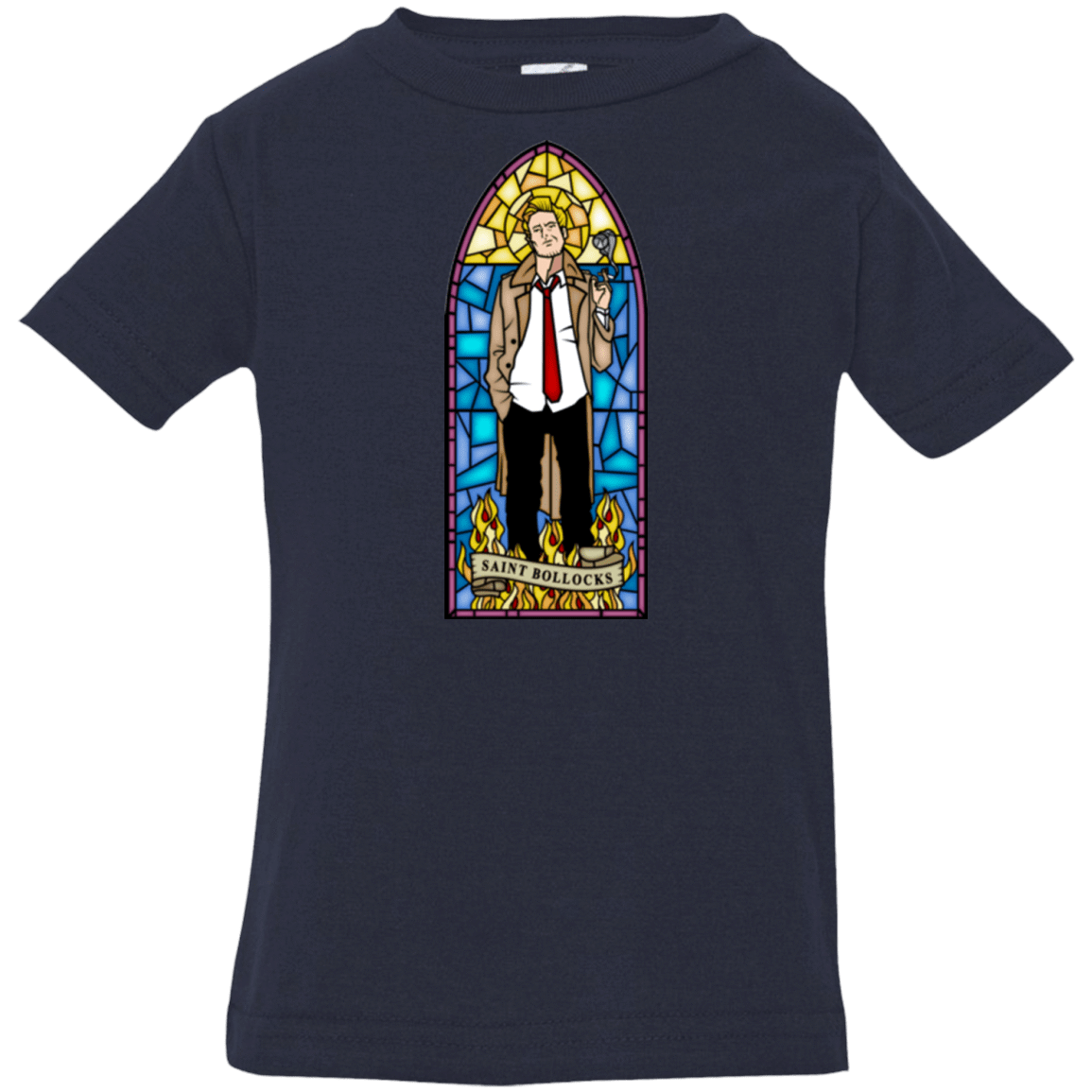 T-Shirts Navy / 6 Months Saint Bollocks Infant Premium T-Shirt