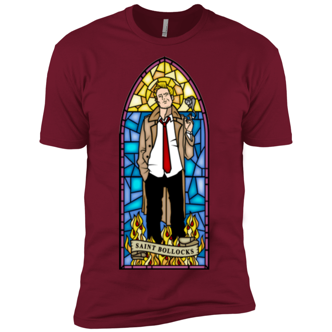 T-Shirts Cardinal / X-Small Saint Bollocks Men's Premium T-Shirt