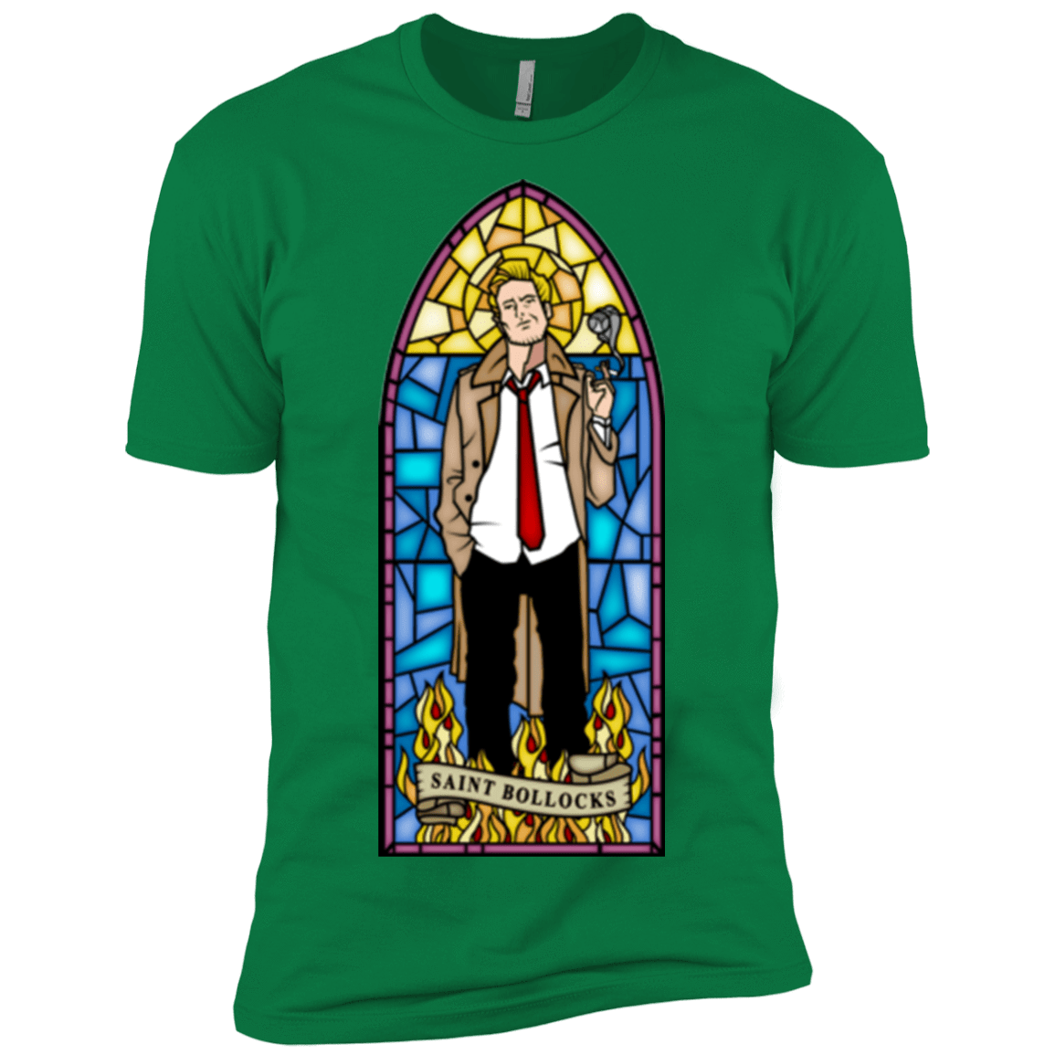 T-Shirts Kelly Green / X-Small Saint Bollocks Men's Premium T-Shirt