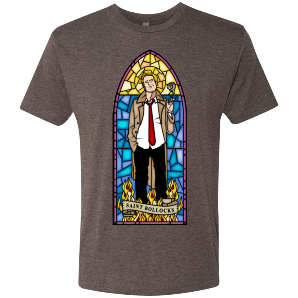 T-Shirts Macchiato / Small Saint Bollocks Men's Triblend T-Shirt