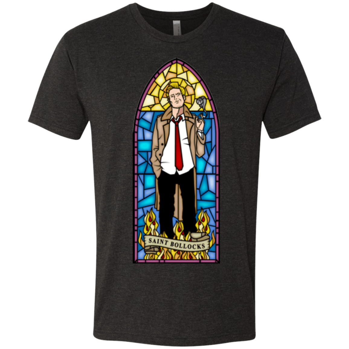 T-Shirts Vintage Black / Small Saint Bollocks Men's Triblend T-Shirt