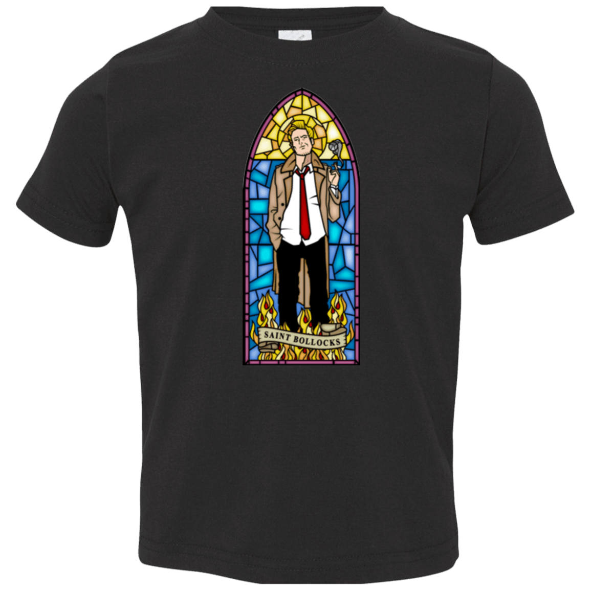 T-Shirts Black / 2T Saint Bollocks Toddler Premium T-Shirt
