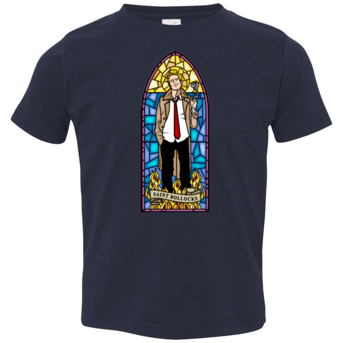 T-Shirts Navy / 2T Saint Bollocks Toddler Premium T-Shirt