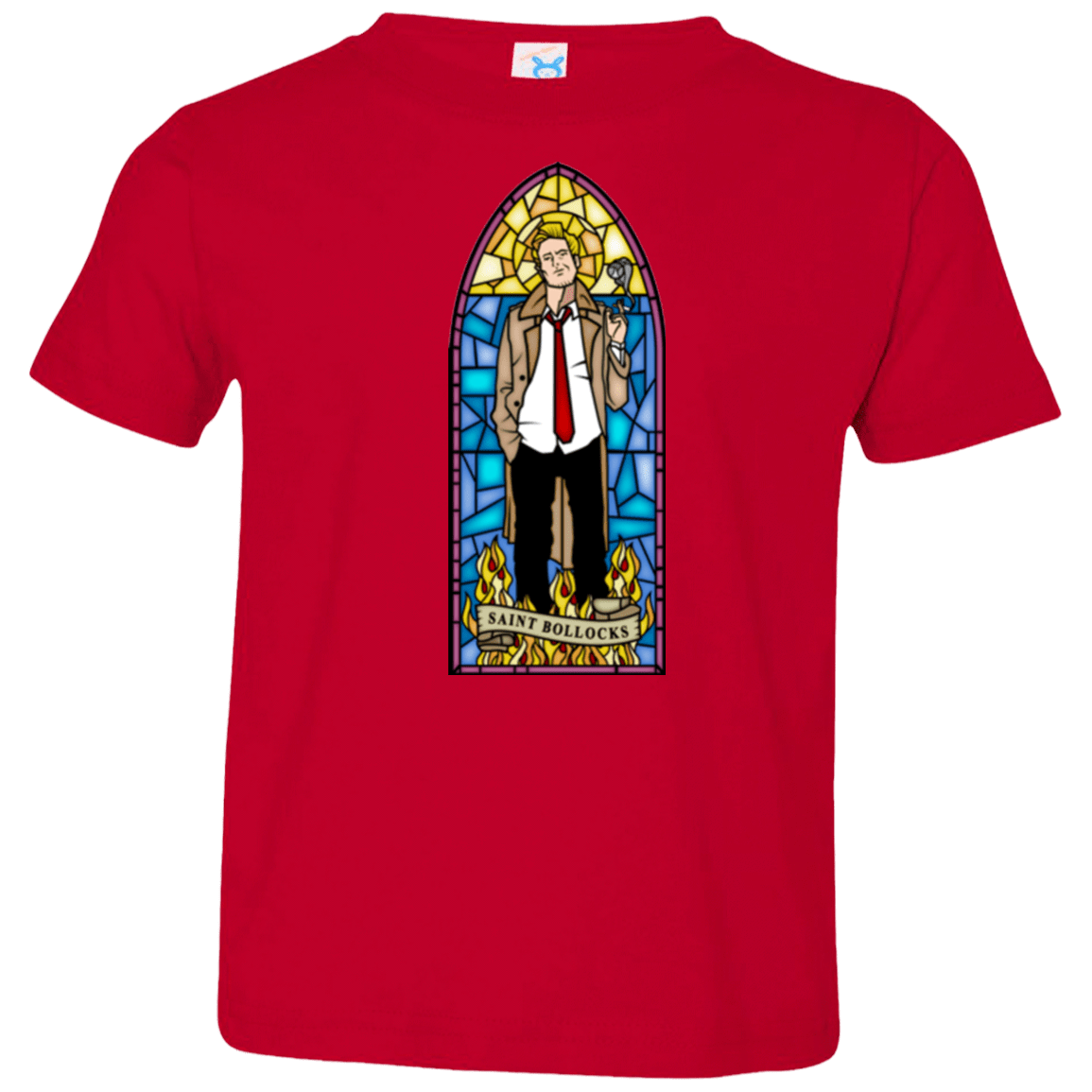 T-Shirts Red / 2T Saint Bollocks Toddler Premium T-Shirt