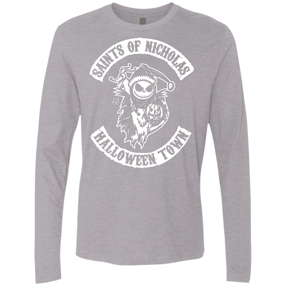 T-Shirts Heather Grey / Small Saints of Nicholas Men's Premium Long Sleeve