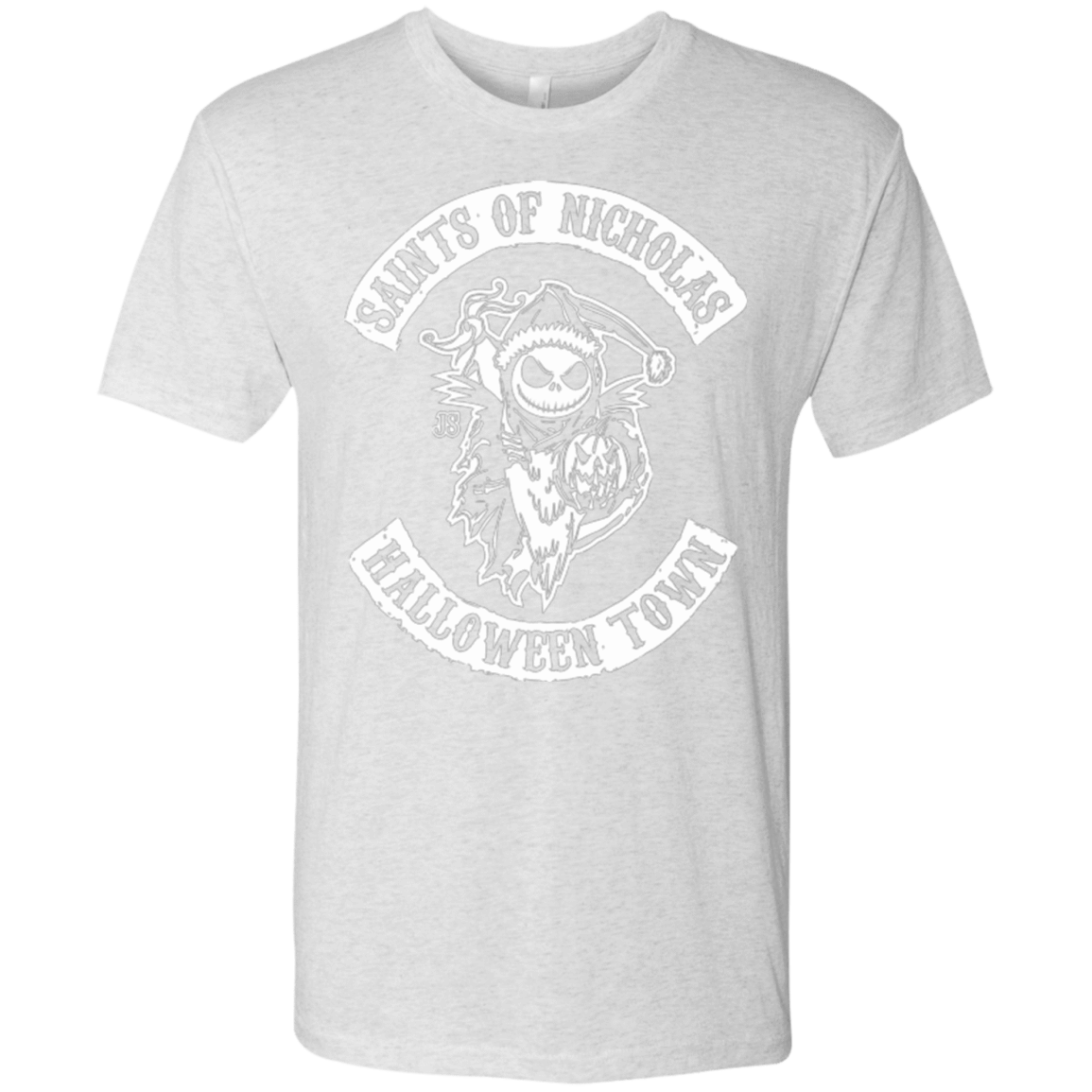 T-Shirts Heather White / Small Saints of Nicholas Men's Triblend T-Shirt