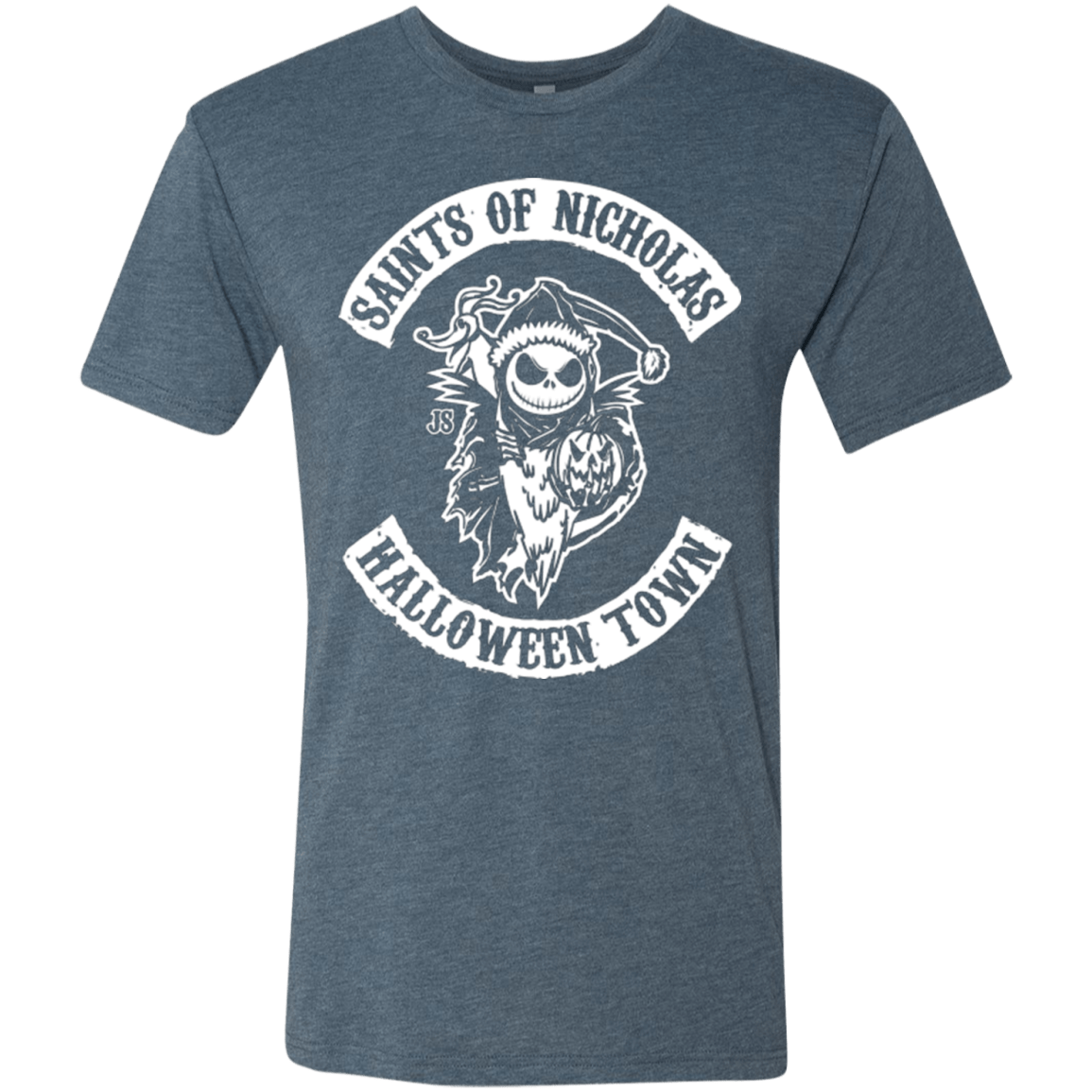 T-Shirts Indigo / Small Saints of Nicholas Men's Triblend T-Shirt