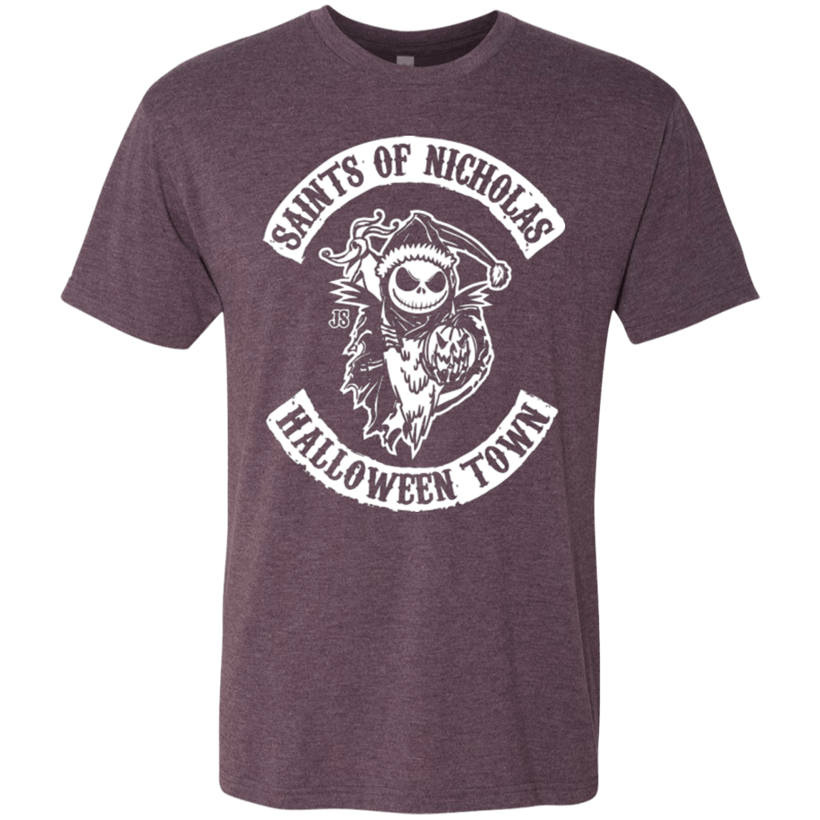 T-Shirts Vintage Purple / Small Saints of Nicholas Men's Triblend T-Shirt