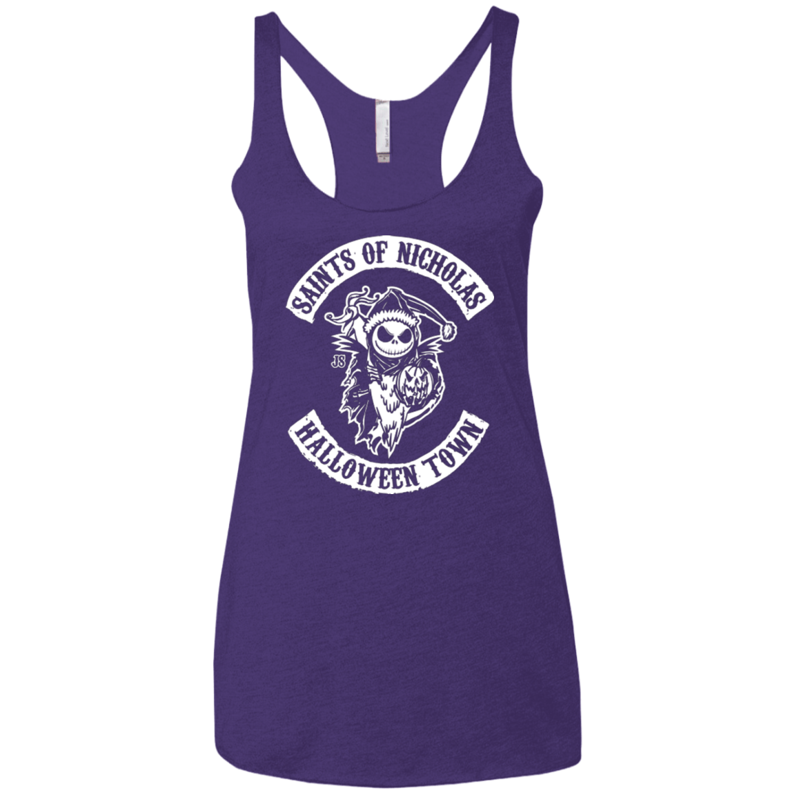 T-Shirts Purple / X-Small Saints of Nicholas Women's Triblend Racerback Tank