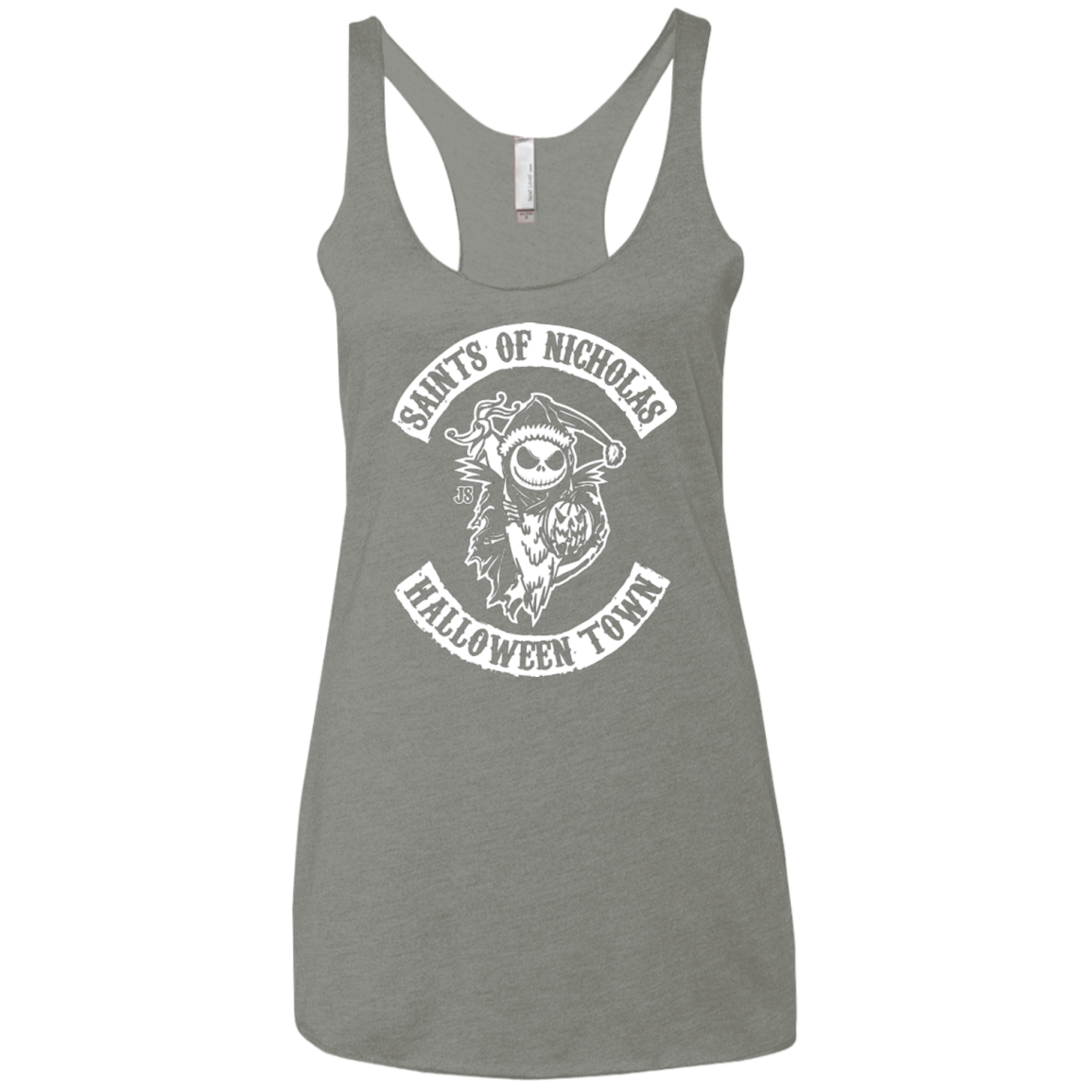 T-Shirts Venetian Grey / X-Small Saints of Nicholas Women's Triblend Racerback Tank