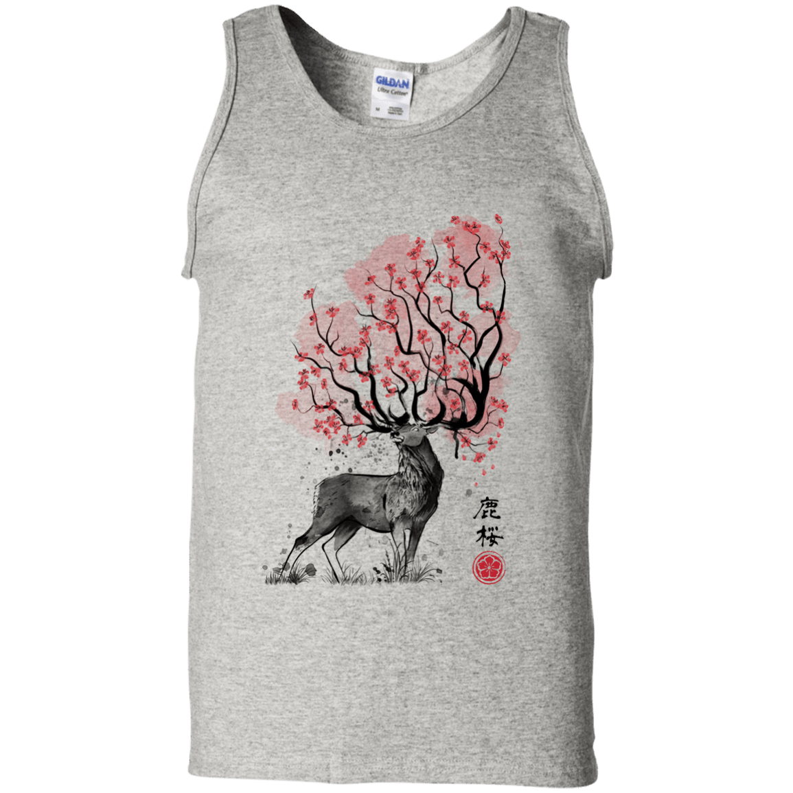 Sakura Deer Men's Tank Top