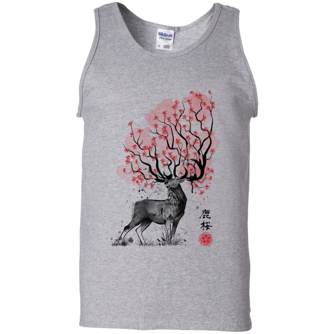 Sakura Deer Men's Tank Top