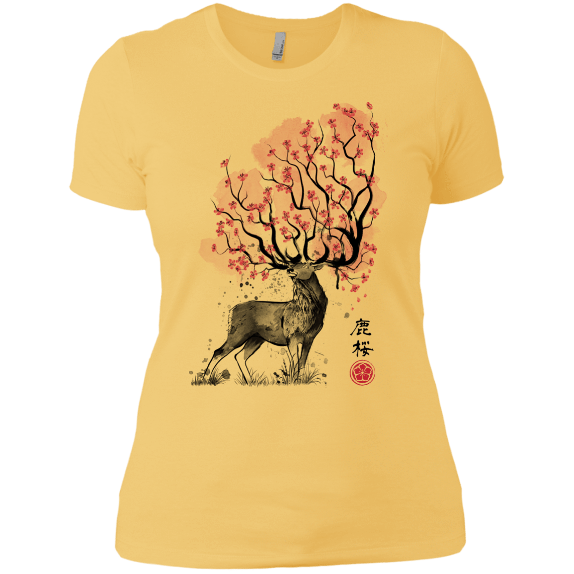 T-Shirts Banana Cream/ / X-Small Sakura Deer Women's Premium T-Shirt