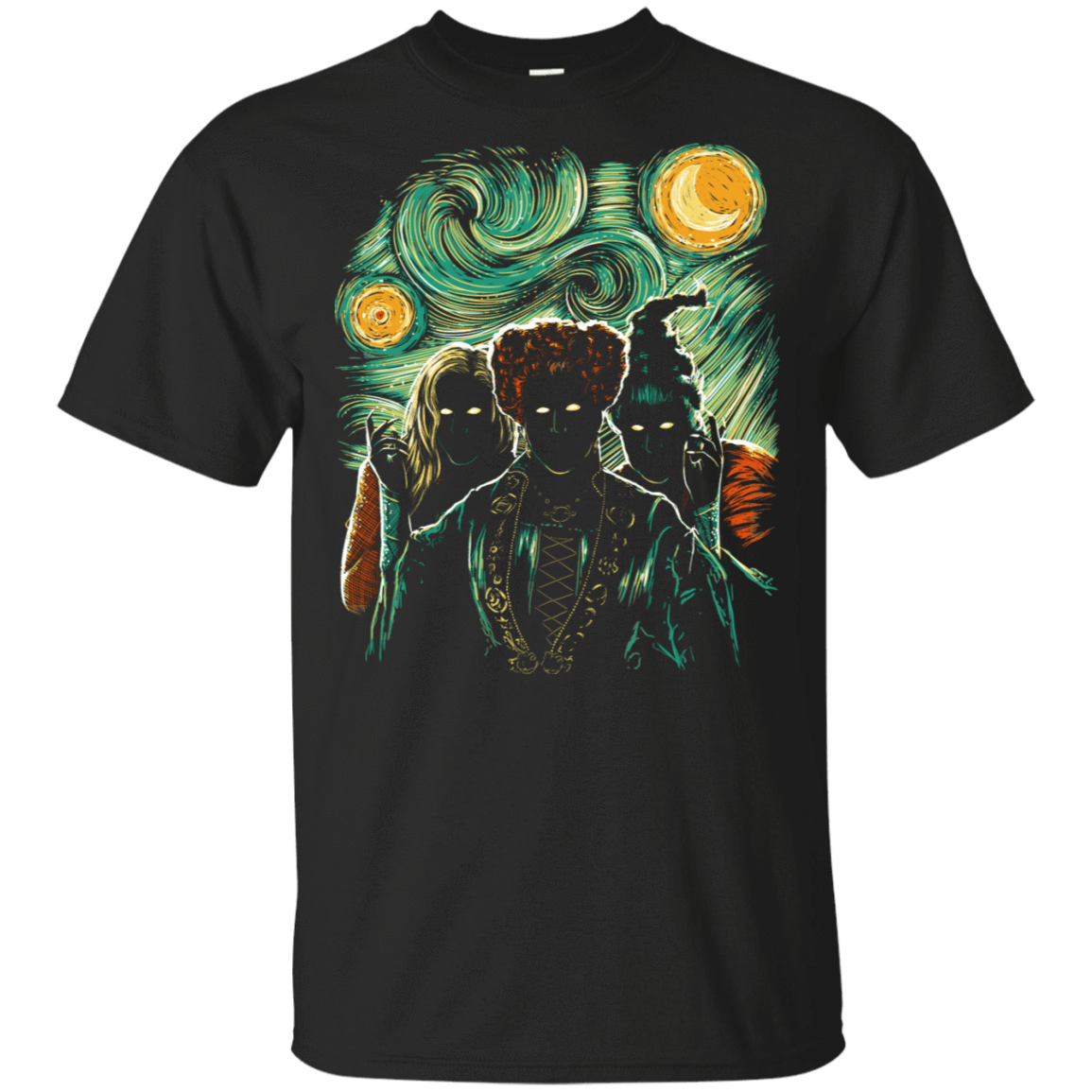 T-Shirts Black / S Salem night T-Shirt