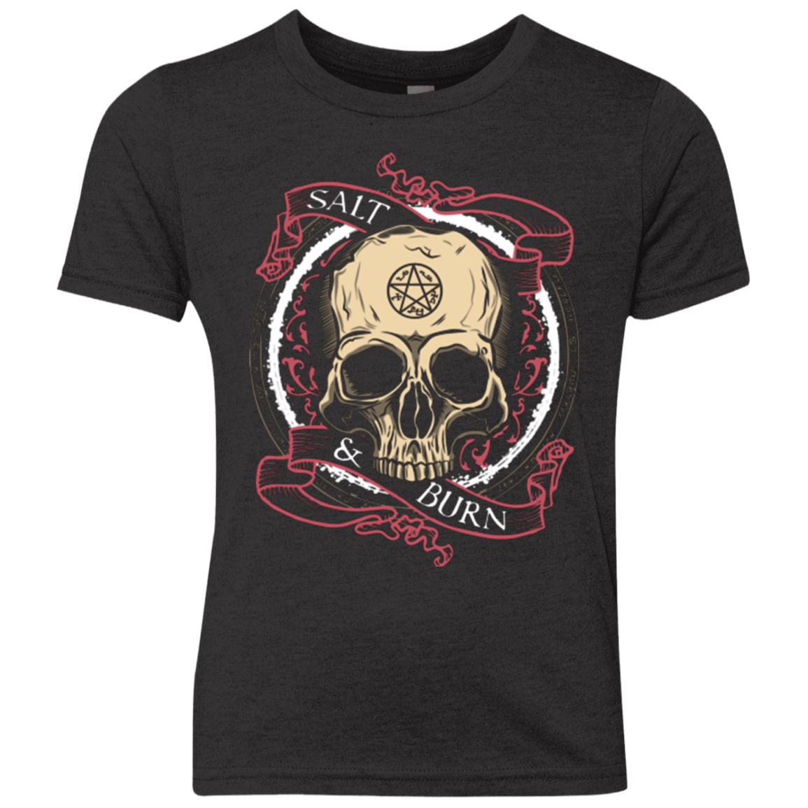 T-Shirts Vintage Black / YXS Salt and Burn Youth Triblend T-Shirt
