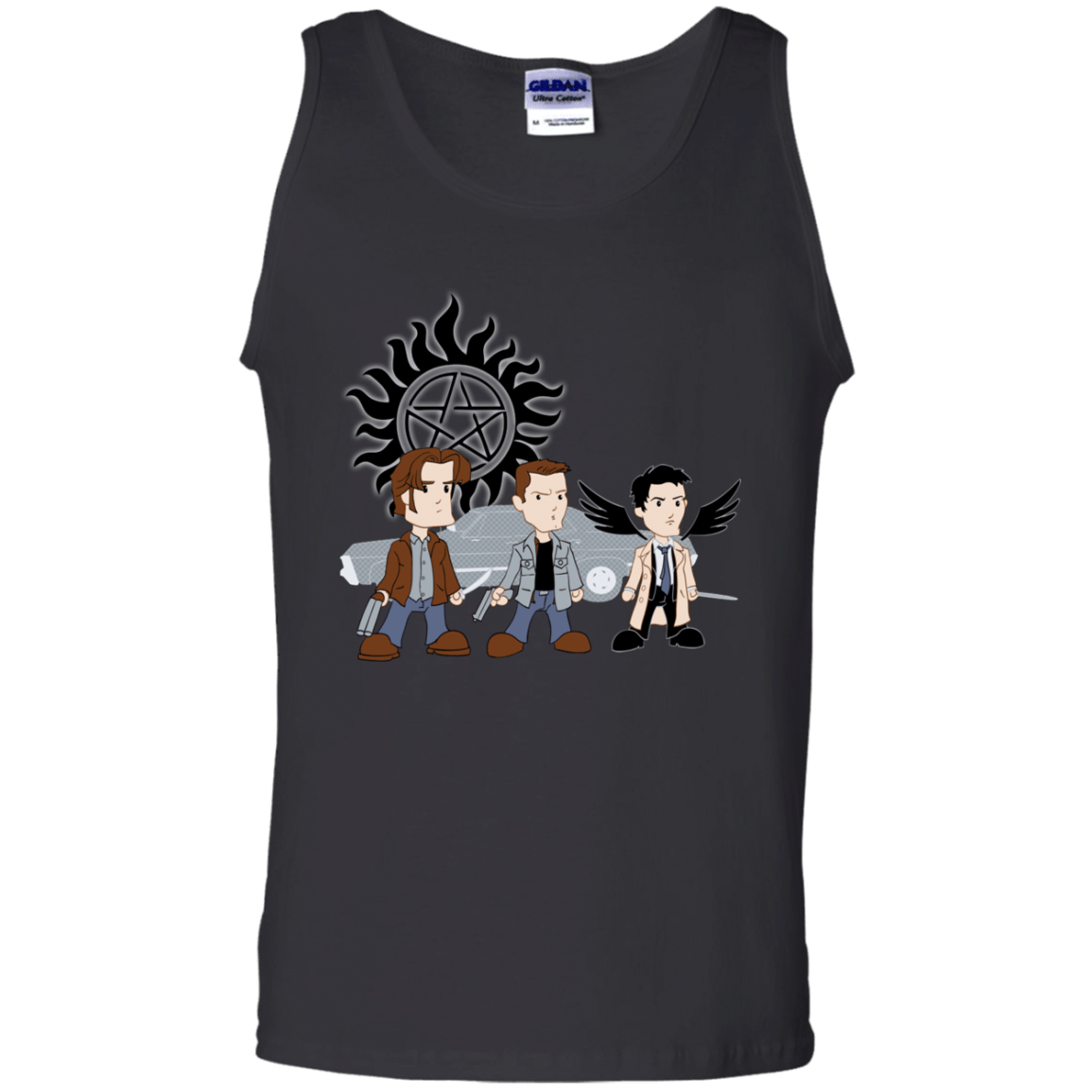 T-Shirts Black / S Sam, Dean and Cas Men's Tank Top