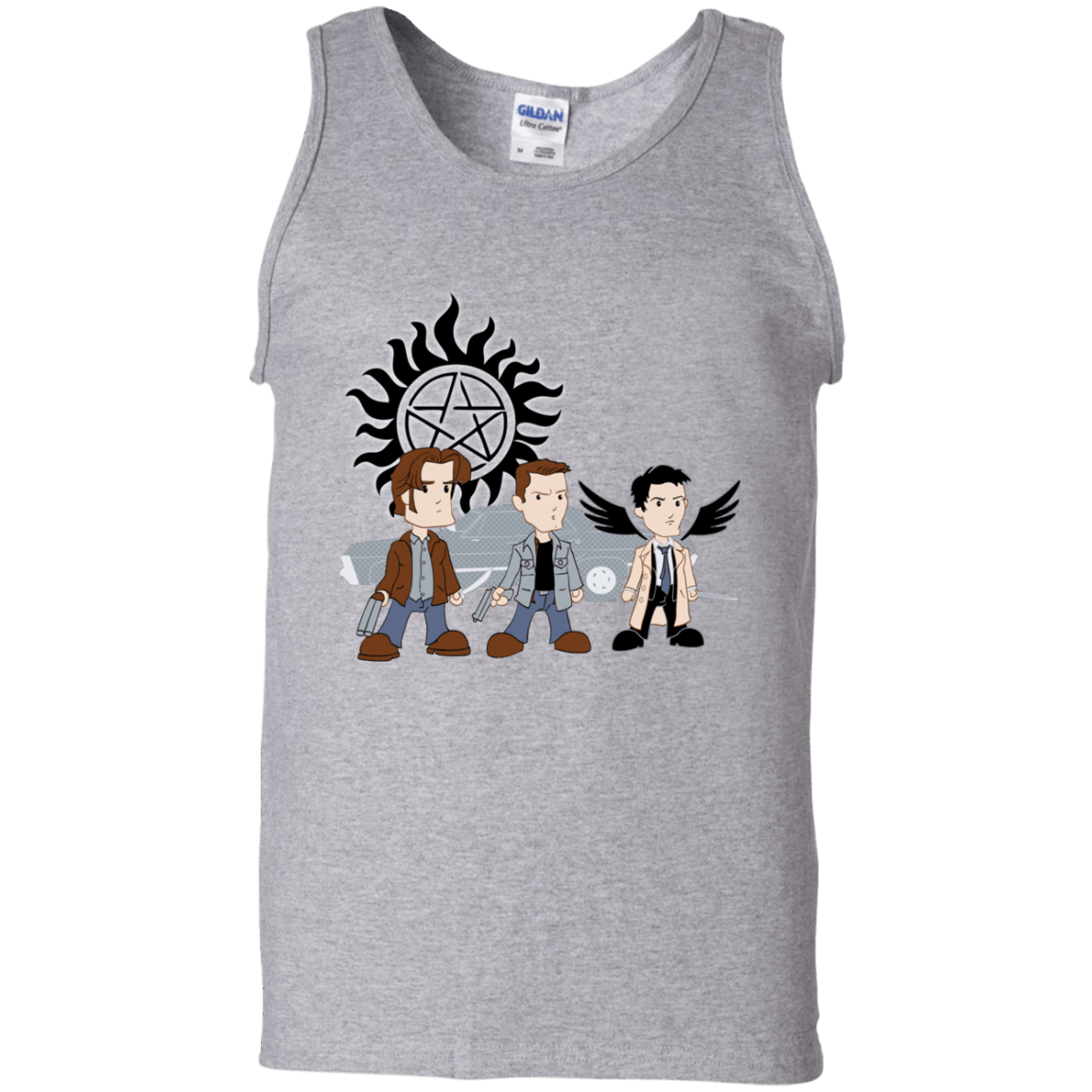 T-Shirts Sport Grey / S Sam, Dean and Cas Men's Tank Top