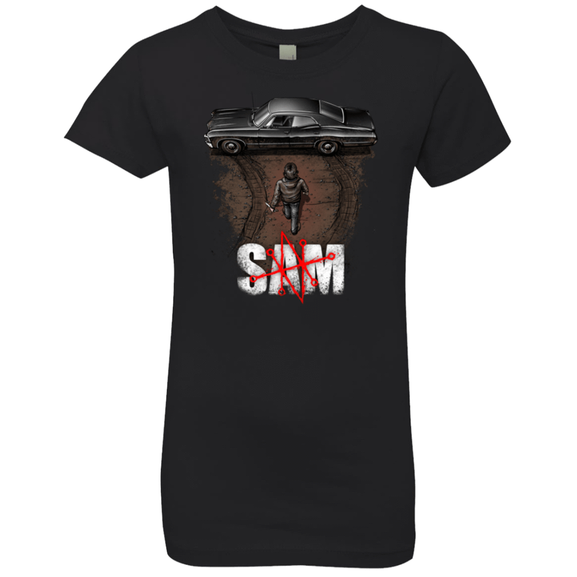 T-Shirts Black / YXS Sam Girls Premium T-Shirt