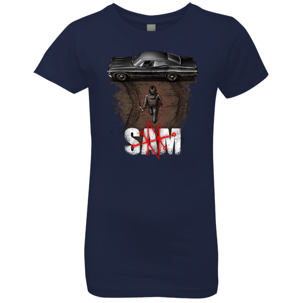 T-Shirts Midnight Navy / YXS Sam Girls Premium T-Shirt