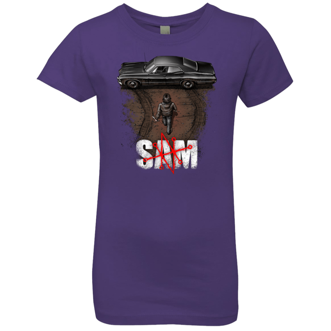 T-Shirts Purple Rush / YXS Sam Girls Premium T-Shirt