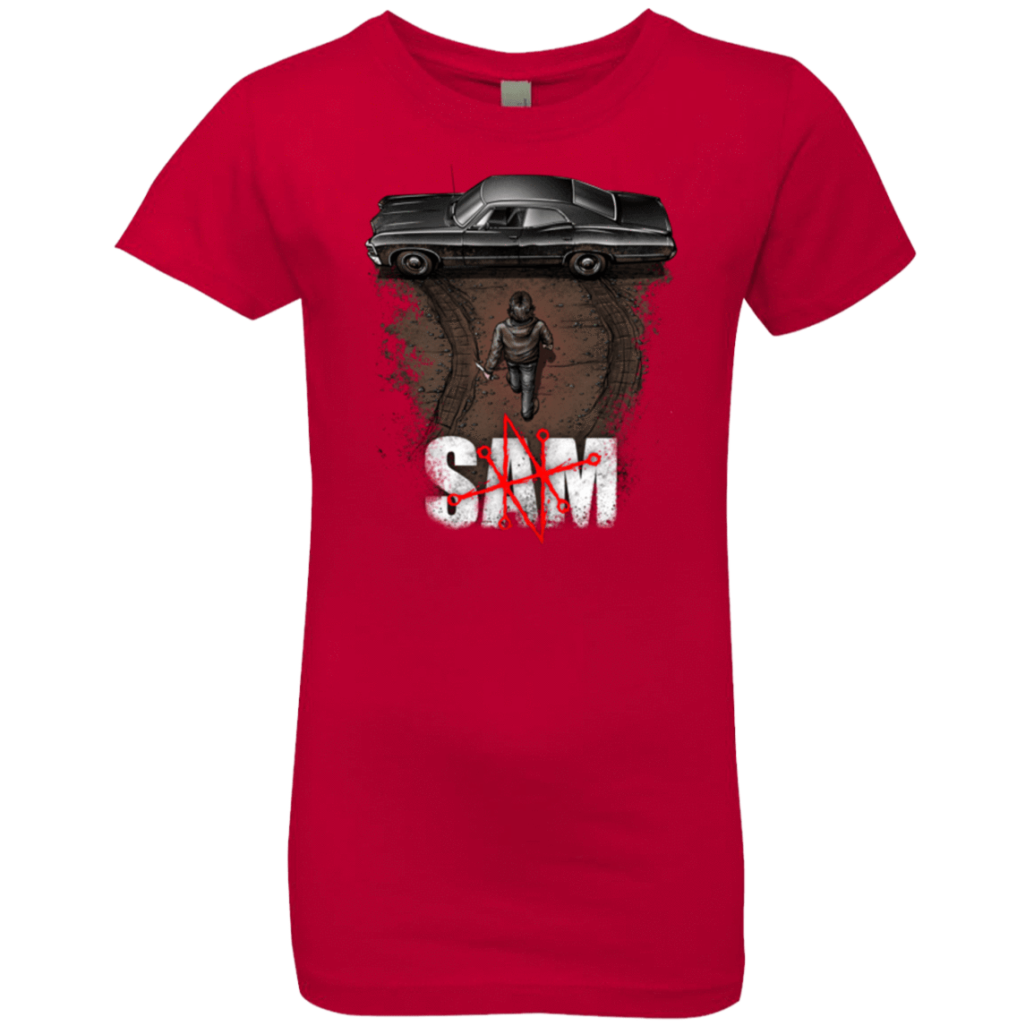 T-Shirts Red / YXS Sam Girls Premium T-Shirt