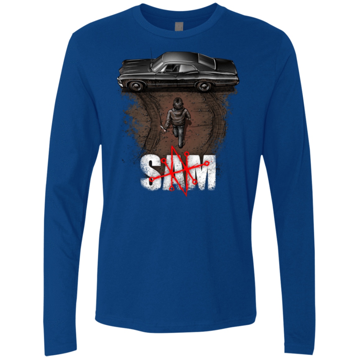 T-Shirts Royal / Small Sam Men's Premium Long Sleeve