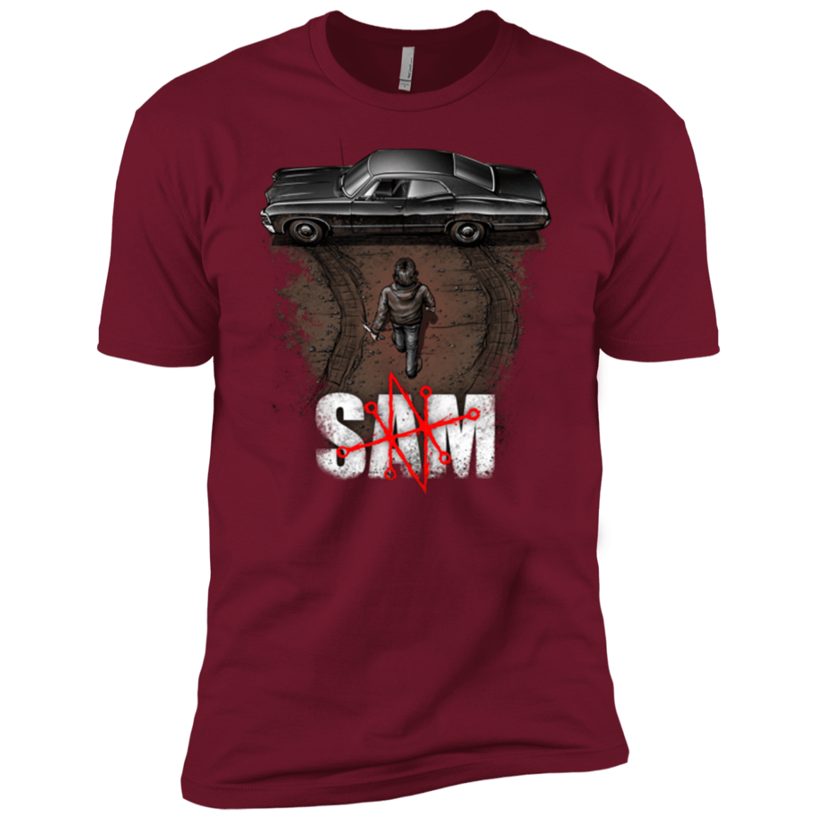 T-Shirts Cardinal / X-Small Sam Men's Premium T-Shirt
