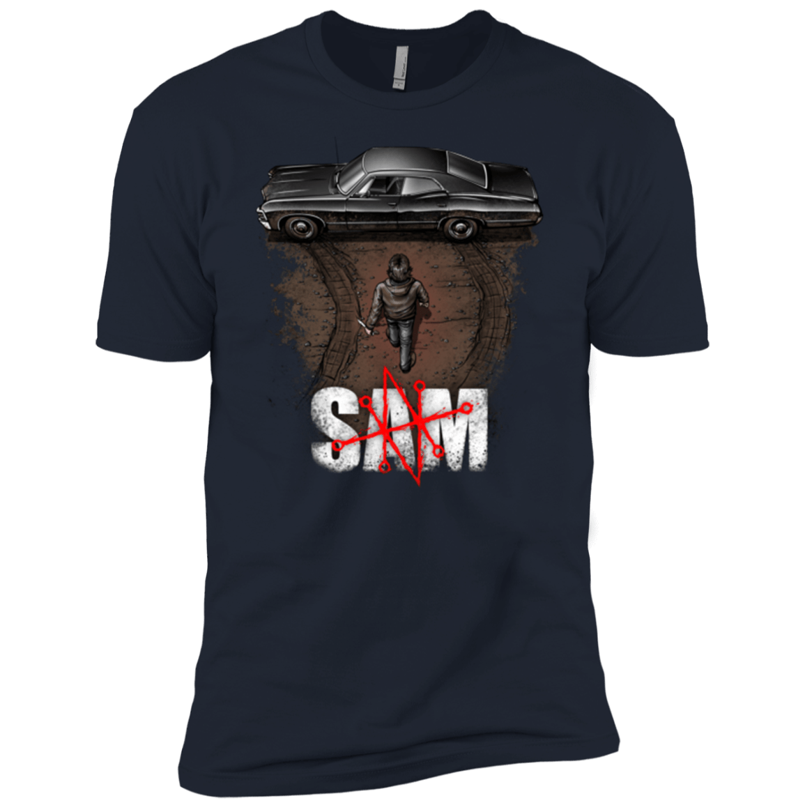T-Shirts Midnight Navy / X-Small Sam Men's Premium T-Shirt