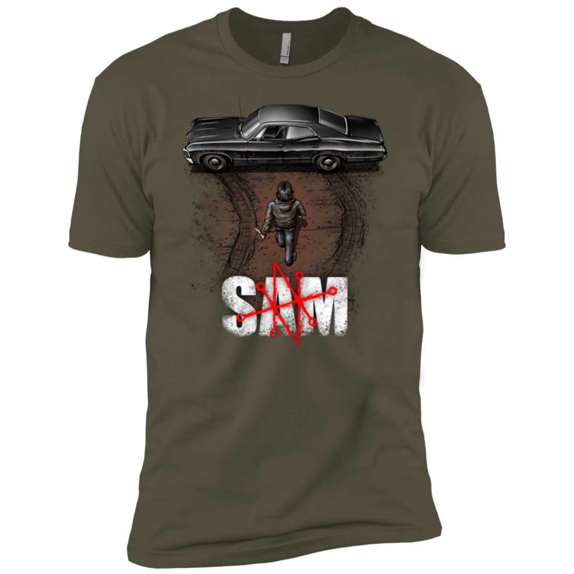 T-Shirts Military Green / X-Small Sam Men's Premium T-Shirt