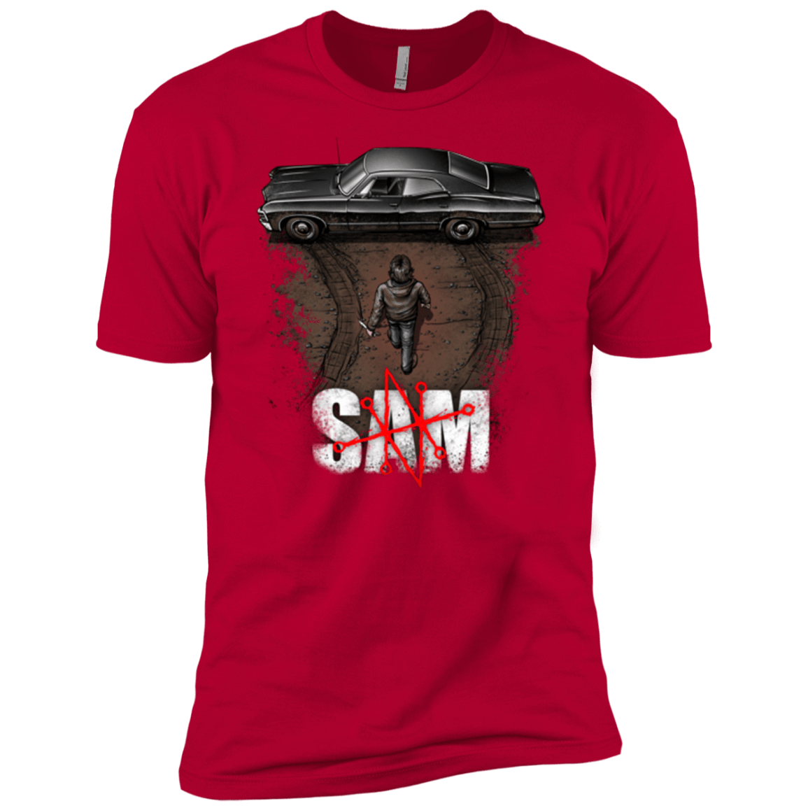 T-Shirts Red / X-Small Sam Men's Premium T-Shirt
