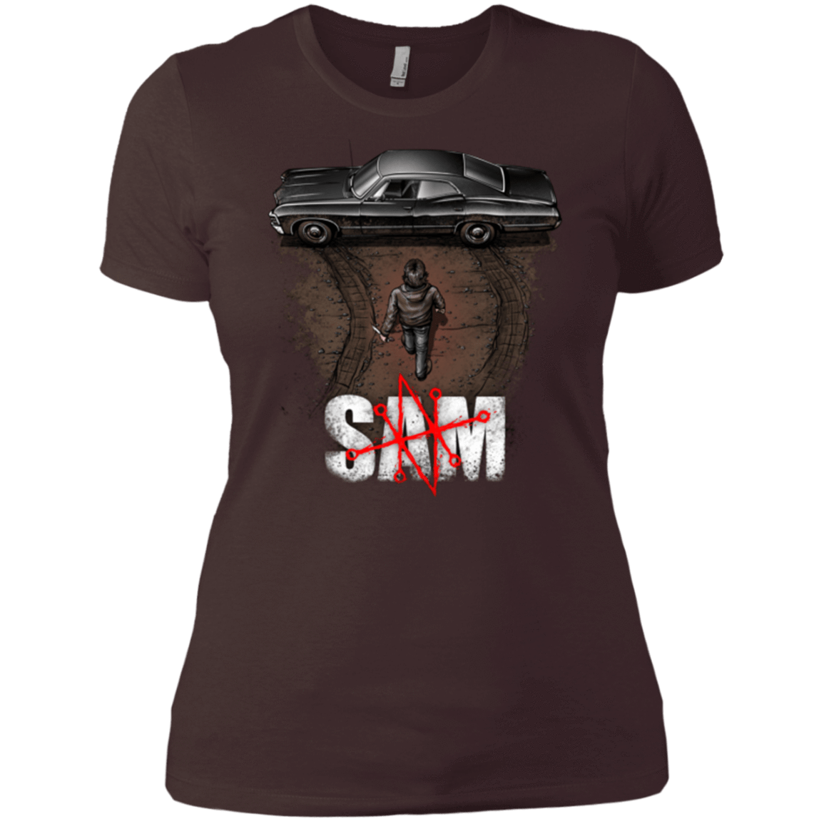 T-Shirts Dark Chocolate / X-Small Sam Women's Premium T-Shirt