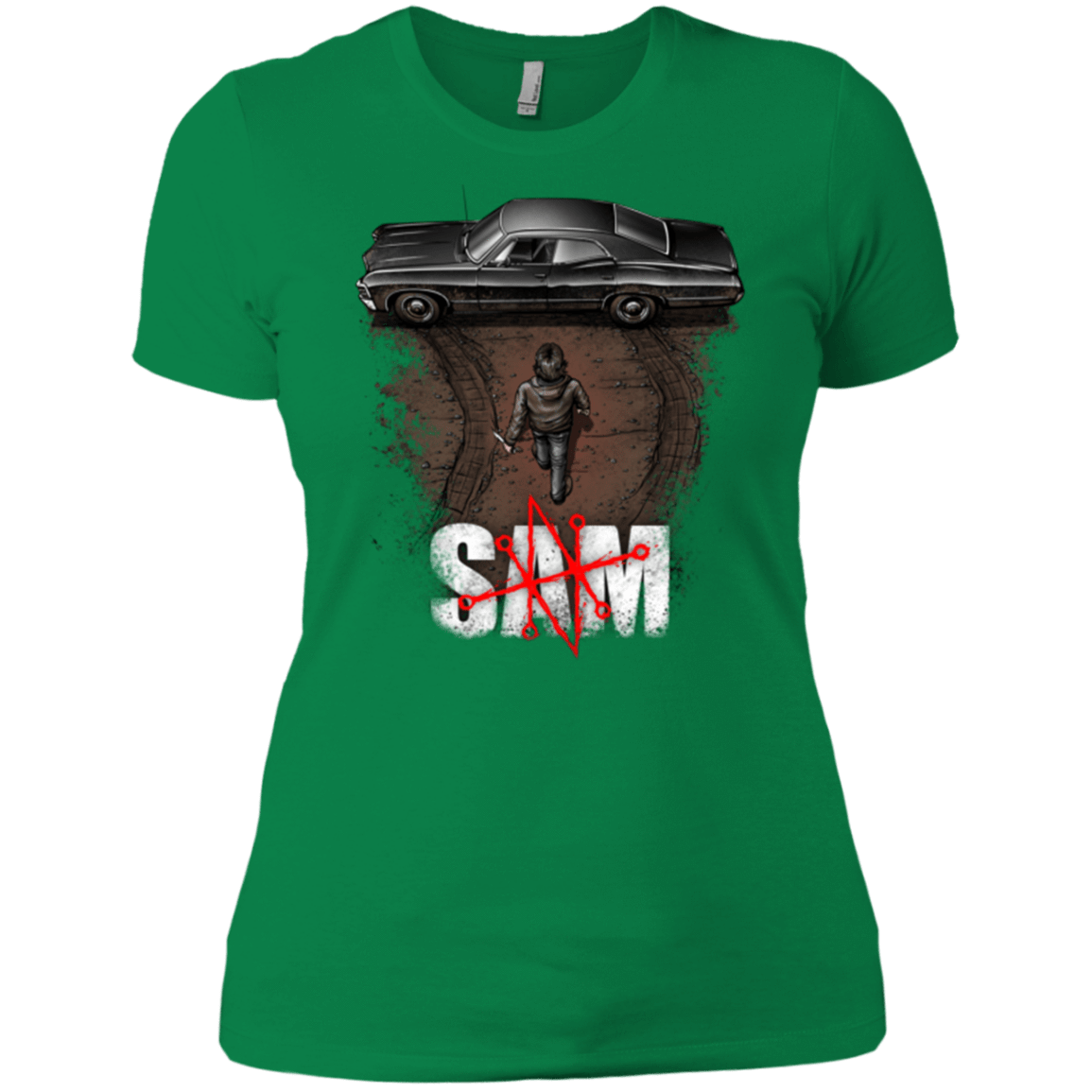 T-Shirts Kelly Green / X-Small Sam Women's Premium T-Shirt