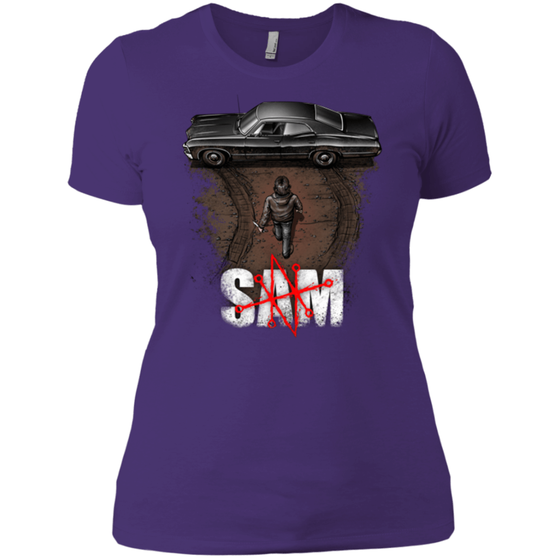 T-Shirts Purple / X-Small Sam Women's Premium T-Shirt