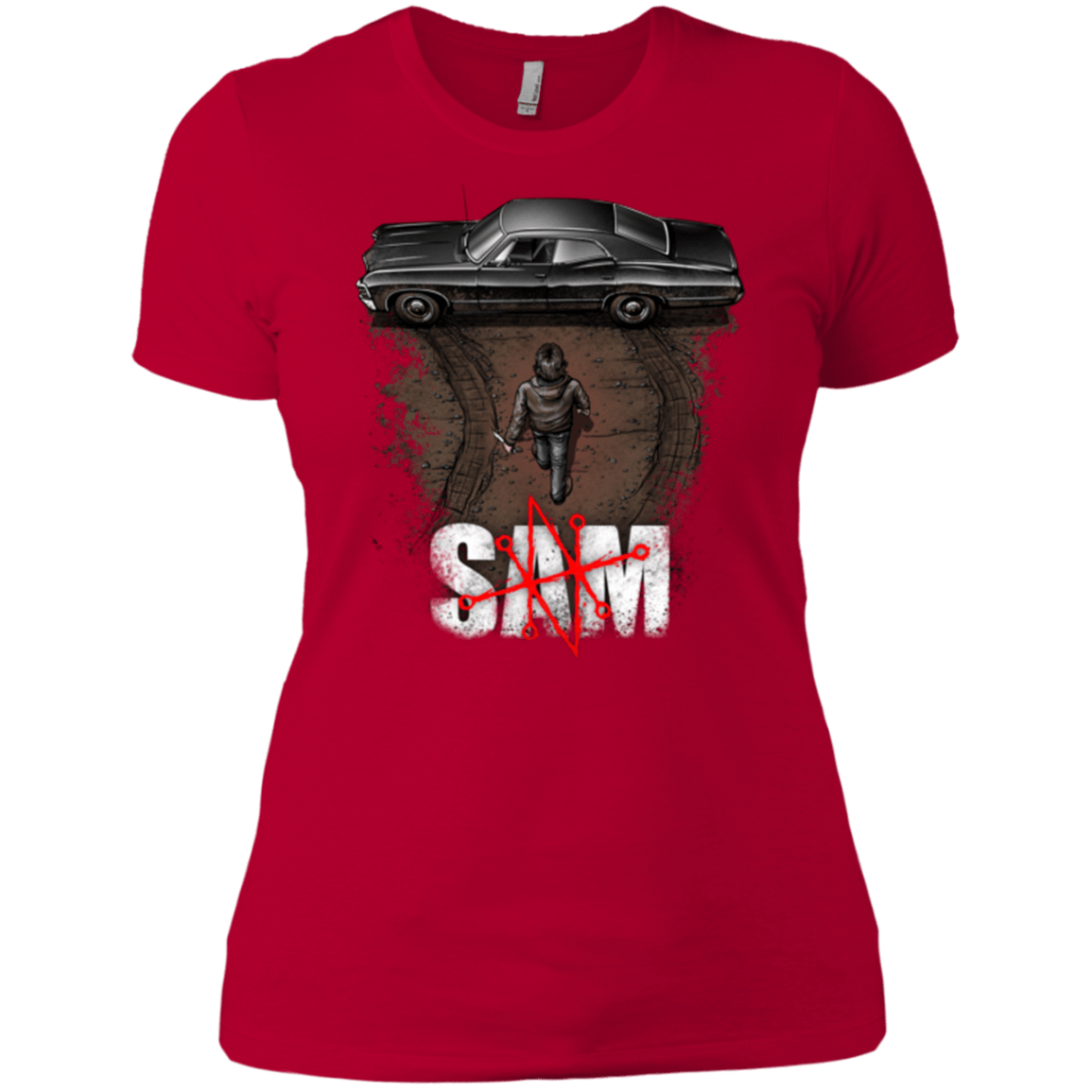 T-Shirts Red / X-Small Sam Women's Premium T-Shirt