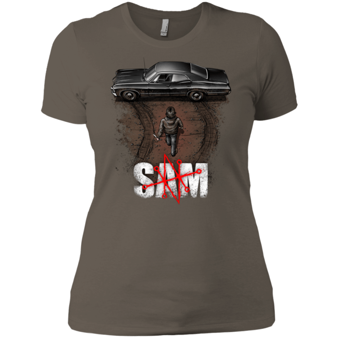 T-Shirts Warm Grey / X-Small Sam Women's Premium T-Shirt