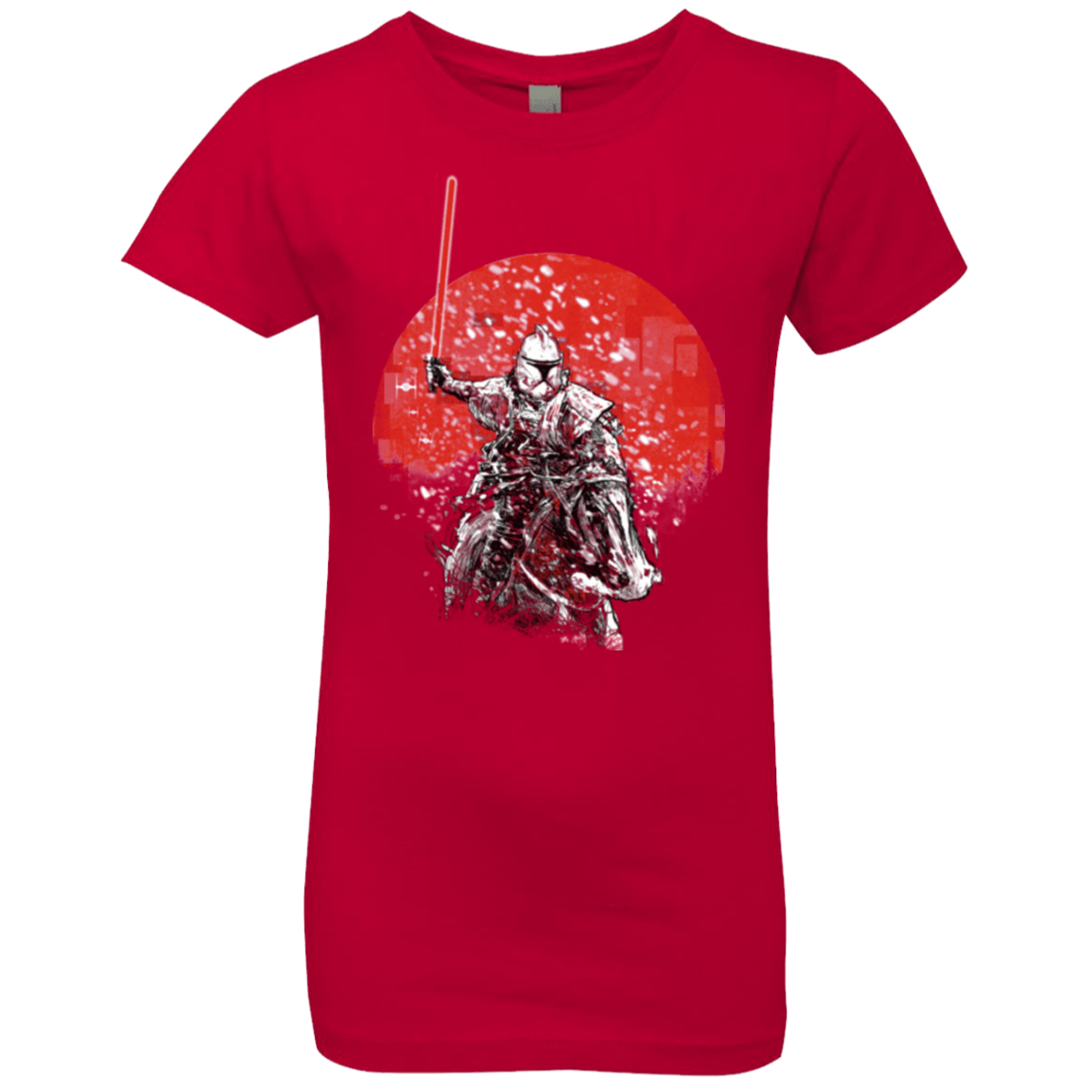 T-Shirts Red / YXS Samourai Trooper Girls Premium T-Shirt