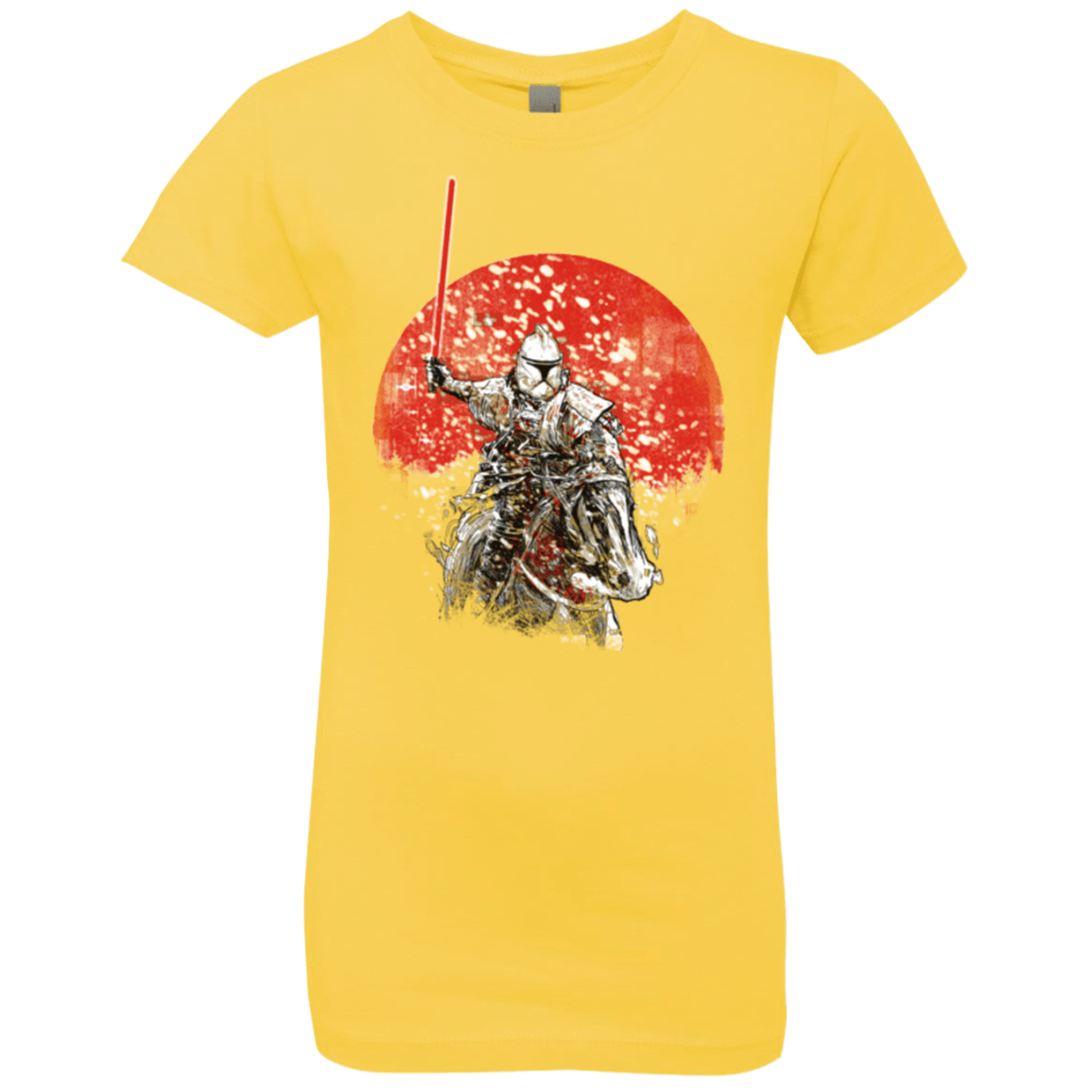 T-Shirts Vibrant Yellow / YXS Samourai Trooper Girls Premium T-Shirt