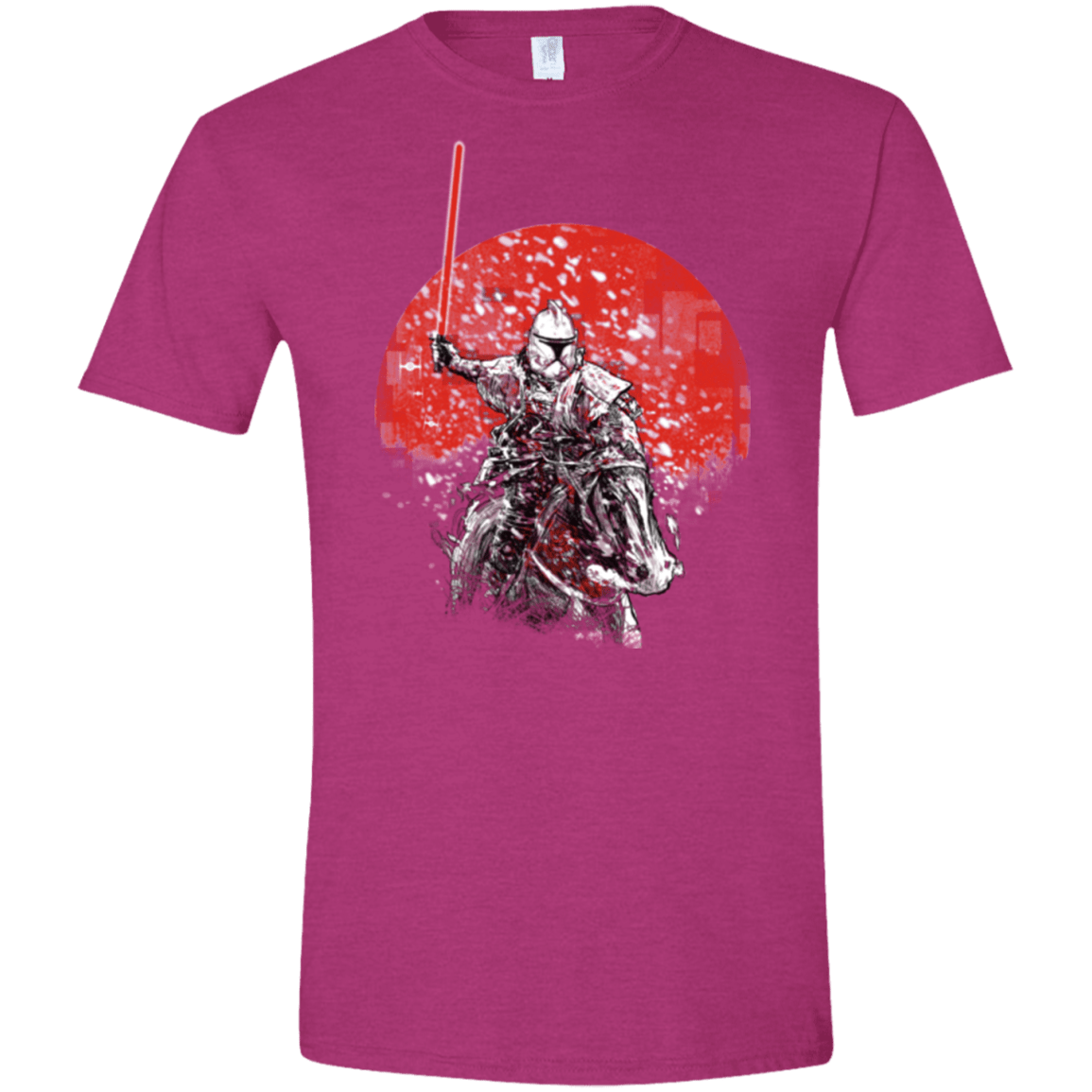 T-Shirts Antique Heliconia / S Samourai Trooper Men's Semi-Fitted Softstyle