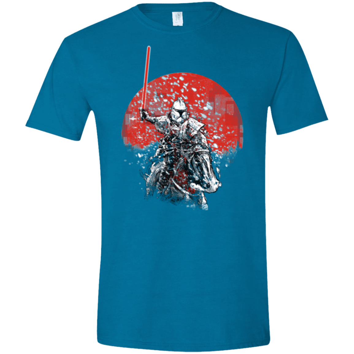 T-Shirts Antique Sapphire / S Samourai Trooper Men's Semi-Fitted Softstyle