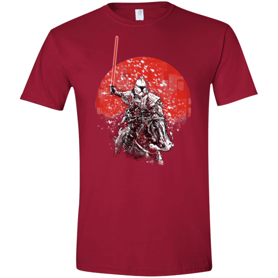 T-Shirts Cardinal Red / S Samourai Trooper Men's Semi-Fitted Softstyle