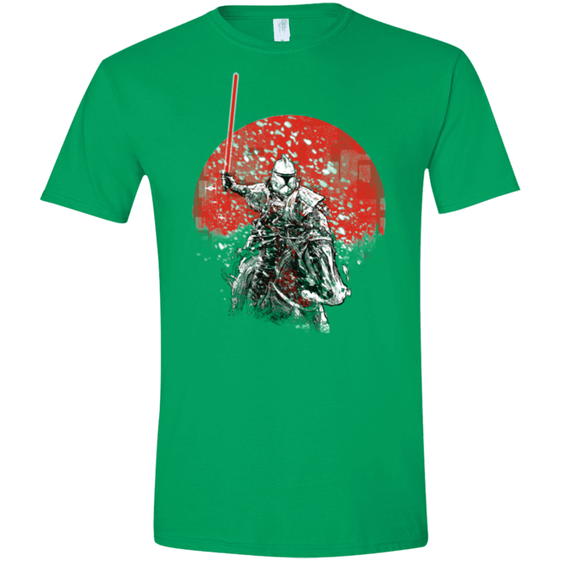 T-Shirts Irish Green / S Samourai Trooper Men's Semi-Fitted Softstyle
