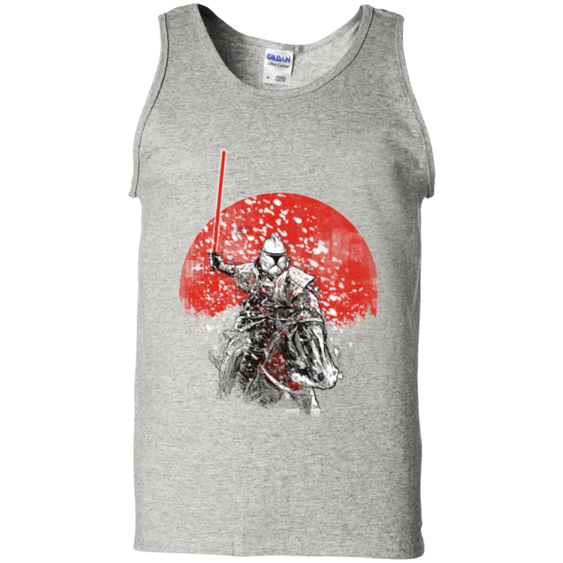 T-Shirts Ash / S Samourai Trooper Men's Tank Top