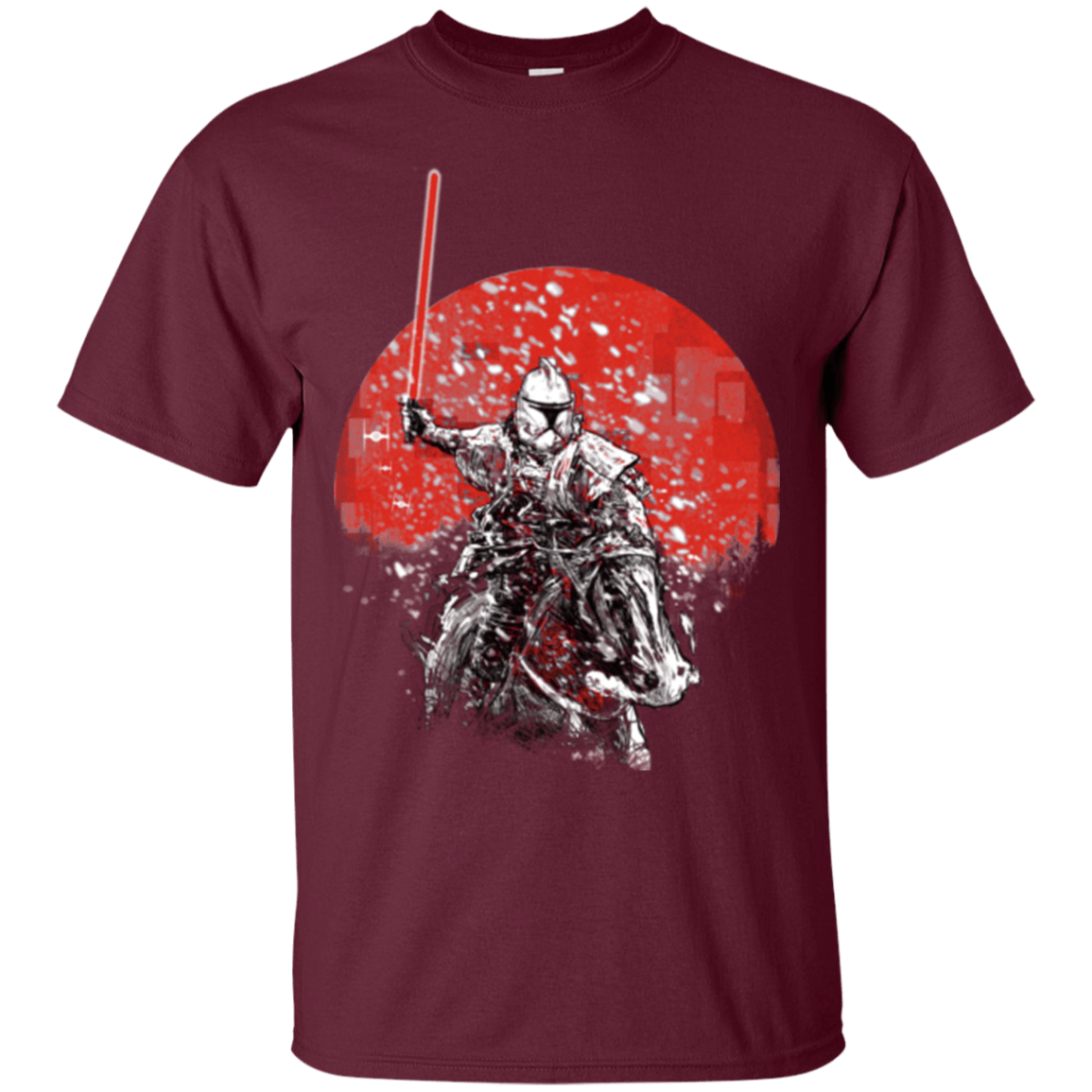 T-Shirts Maroon / S Samourai Trooper T-Shirt