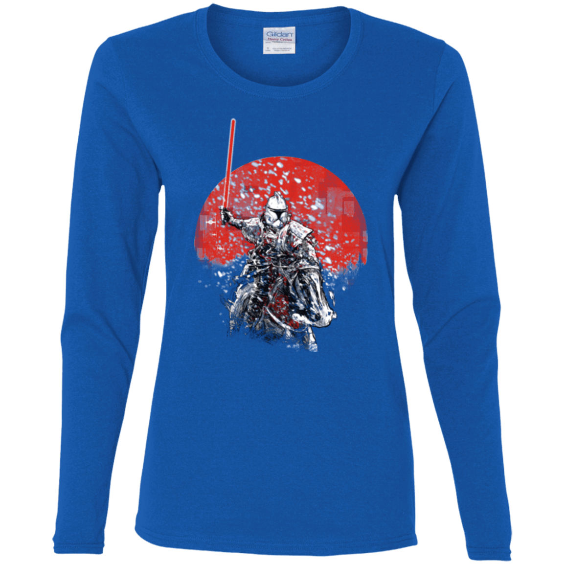 T-Shirts Royal / S Samourai Trooper Women's Long Sleeve T-Shirt