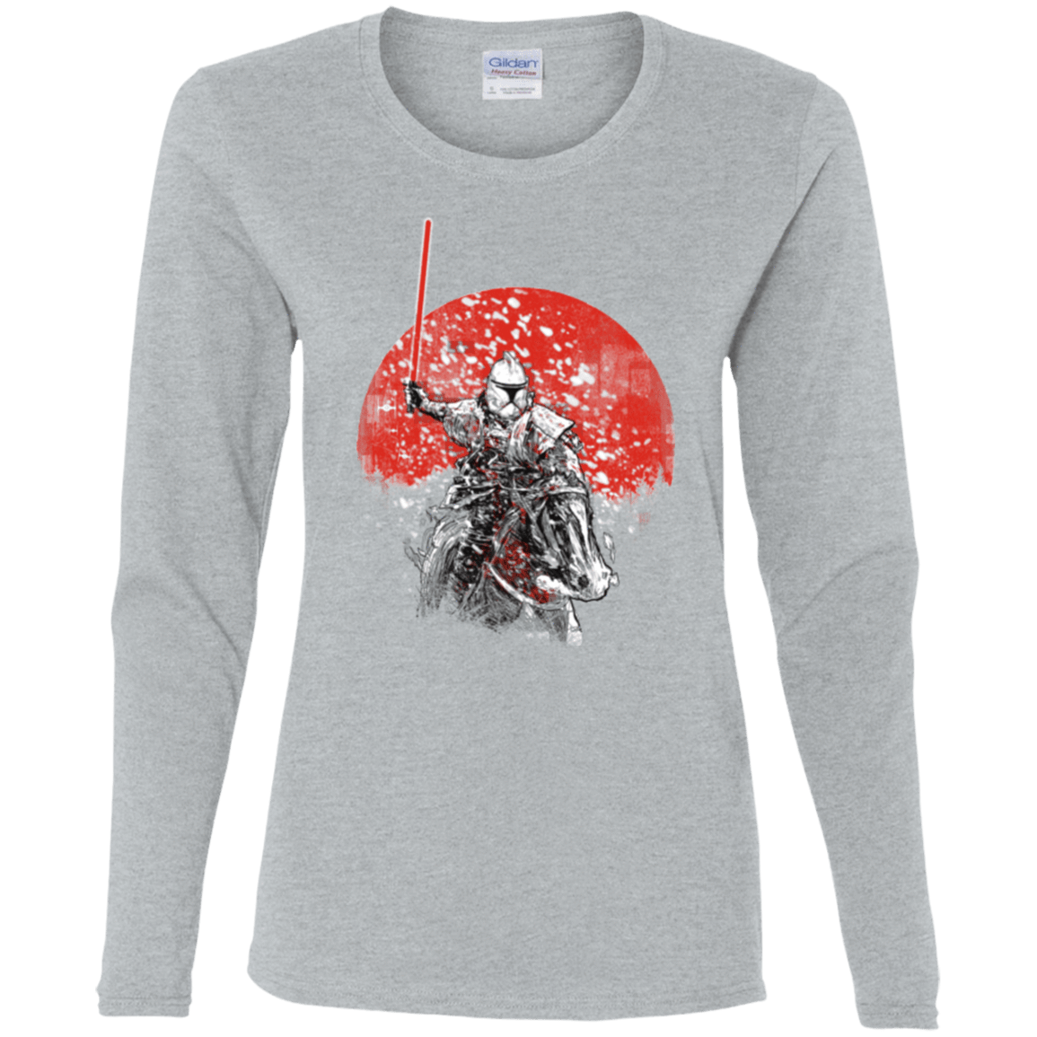 T-Shirts Sport Grey / S Samourai Trooper Women's Long Sleeve T-Shirt