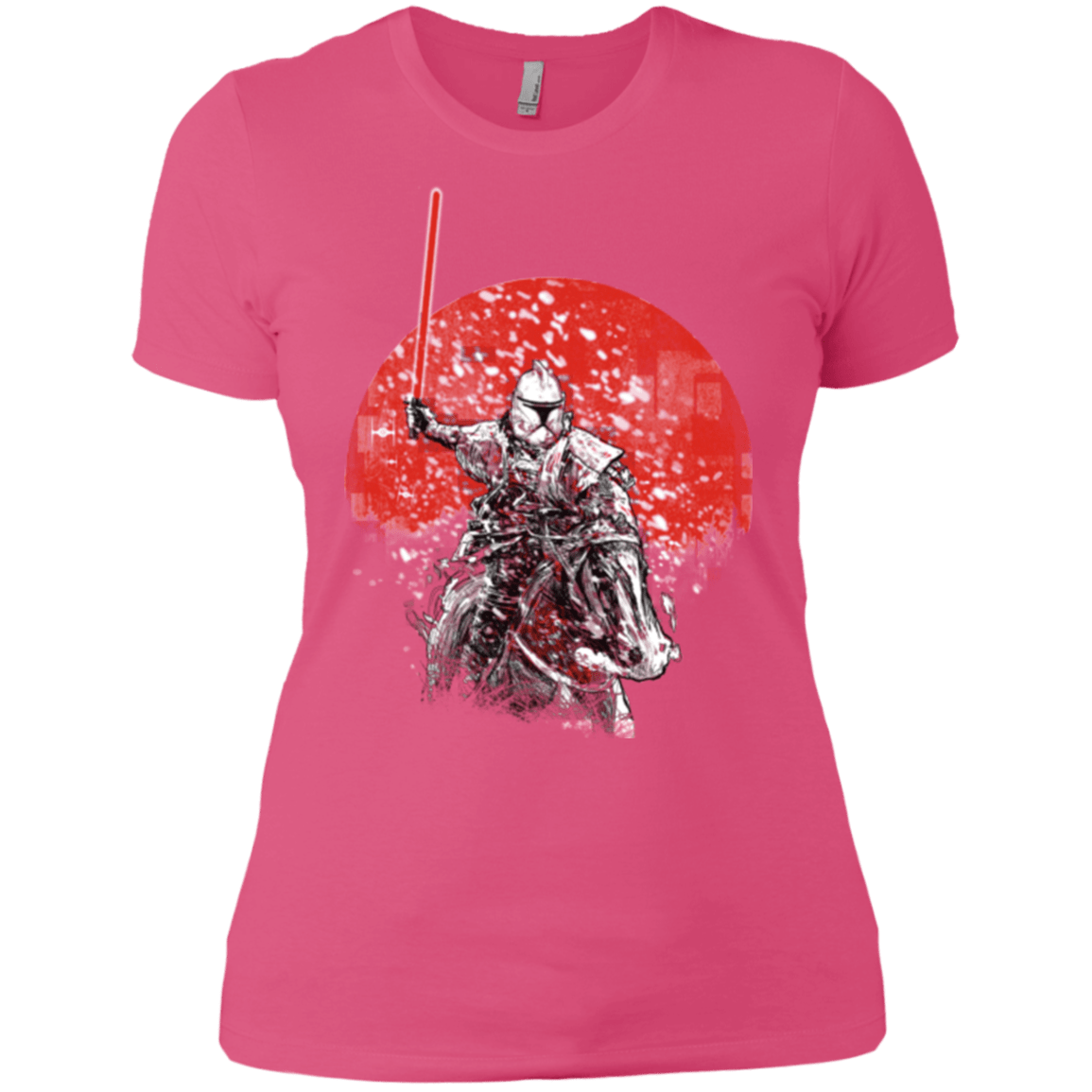 T-Shirts Hot Pink / X-Small Samourai Trooper Women's Premium T-Shirt