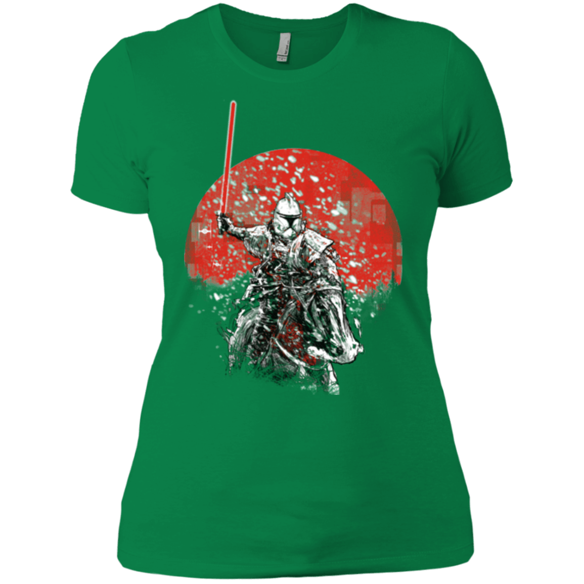 T-Shirts Kelly Green / X-Small Samourai Trooper Women's Premium T-Shirt